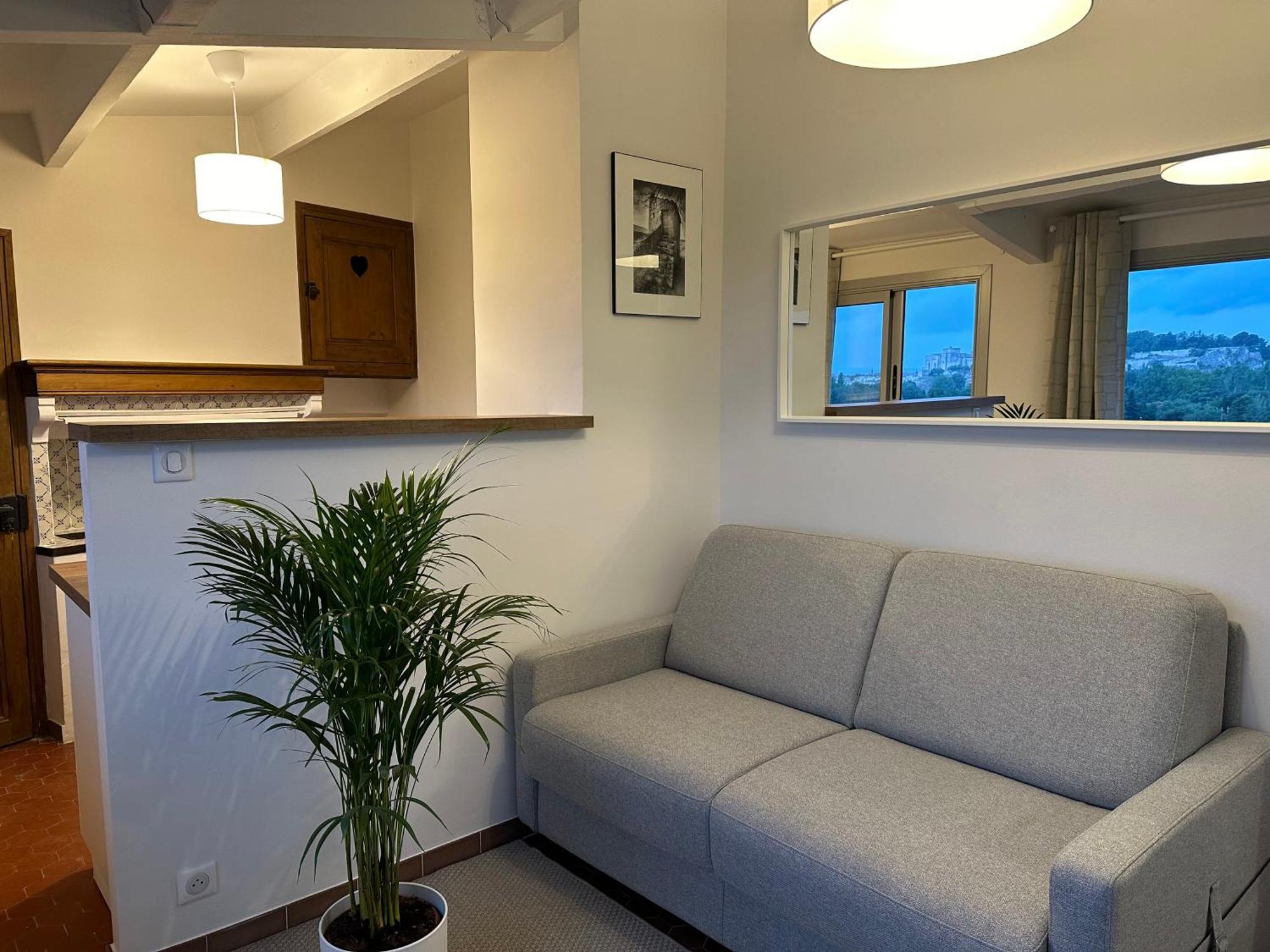 Charmante Petite Maison Avec Vue Panoramique, En Centre Historique, Proche D'Avignon, Ancienne, Renovee, Climatisee, Terrasse, Parking Public Gratuit ヴィルヌーヴ・レ・ザヴィニョン エクステリア 写真