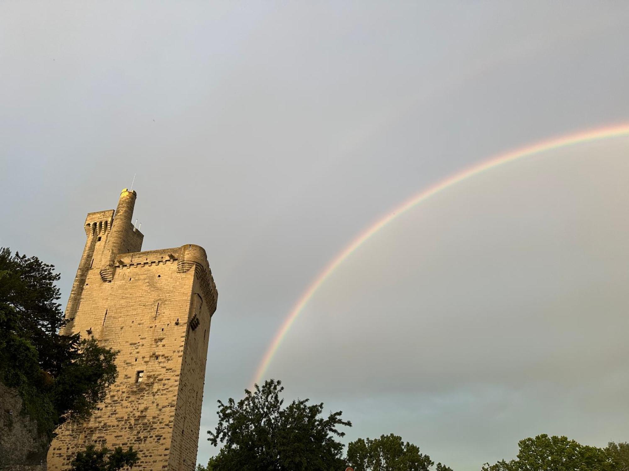 Charmante Petite Maison Avec Vue Panoramique, En Centre Historique, Proche D'Avignon, Ancienne, Renovee, Climatisee, Terrasse, Parking Public Gratuit ヴィルヌーヴ・レ・ザヴィニョン エクステリア 写真